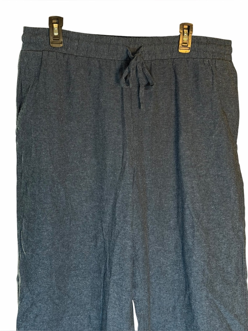 Rafaella Wide Leg Linen Blend Pants - Picture 7 of 12
